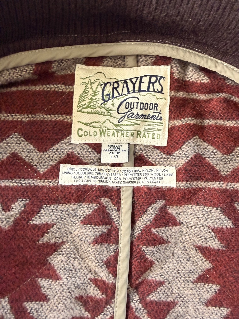 Grayers Outdoor Garments New Daines Quilted Bomber - Dusty Olive